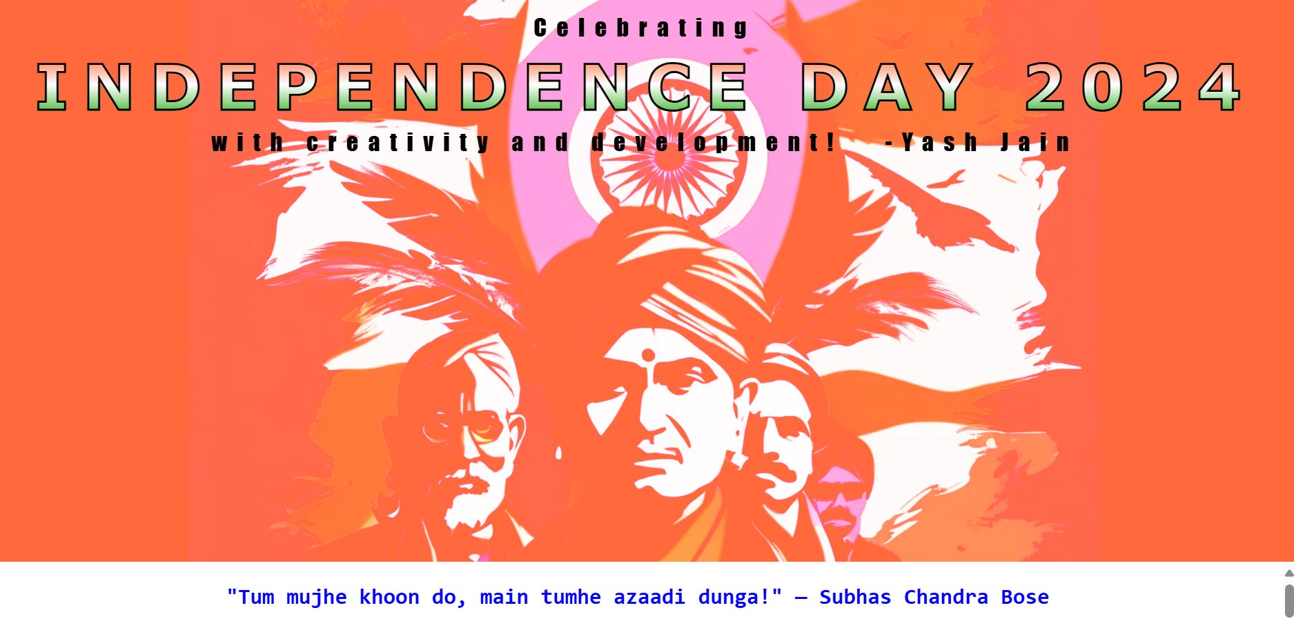 Independence Day Web Page
